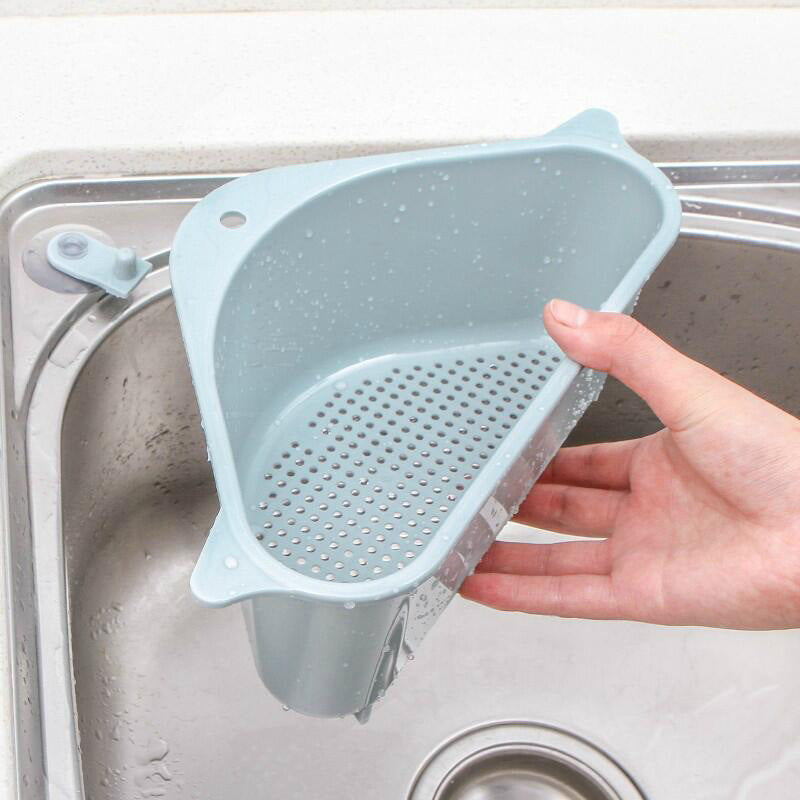 Triangle Sink Storage Rack – Multi-Functional Dish Sponge Holder
