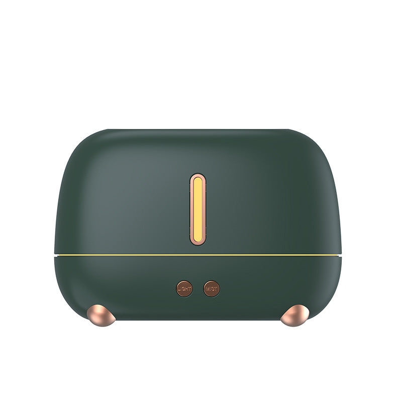 Flame Effect Air Humidifier – USB-Powered with Essential Oil Function
