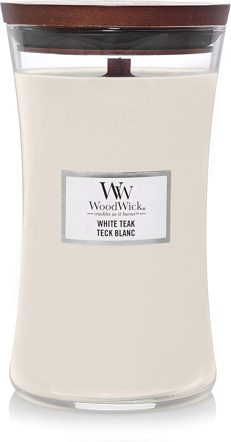 Scented Candle with Crackling Wick, Vanilla Bean Large Hourglass Candle, Long Burning Candles: up to 130 Hours, Perfect Gifts for Women