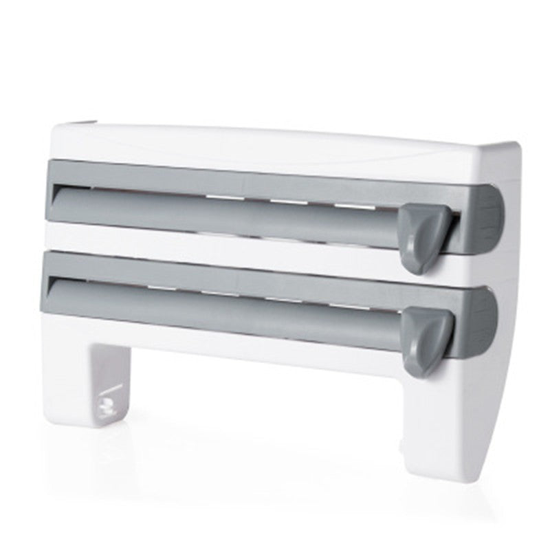 4-in-1 Kitchen Roll & Foil Dispenser – Wrap, Tissue & Film Holder