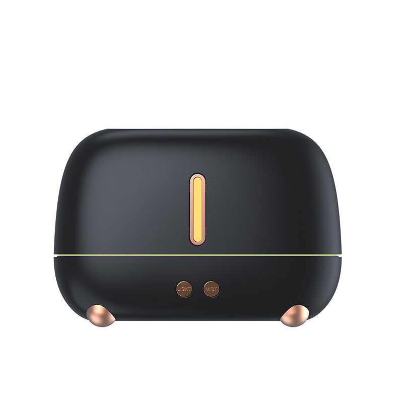 Flame Effect Air Humidifier – USB-Powered with Essential Oil Function