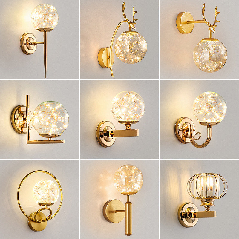 Luxury Crystal Bedside Lamp – Transparent Modern Night Light