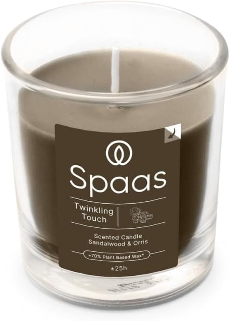 Scented Candle 25H, Shimmering Smile, Beige
