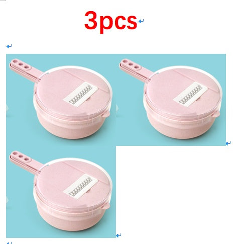 8-in-1 Mandoline Slicer & Grater – Veg Cutter, Peeler, & Strainer