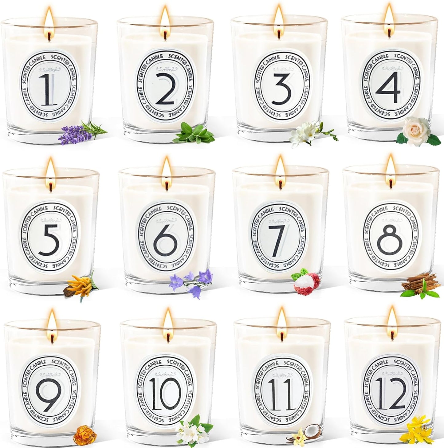Scented Candles Gifts Set for Women,6 Pack Aromatherapy Candles for Home Scented,Long Lasting Candle Set for Woman,150 H Amber Jar for Birthday,Valentine,Anniversary,Mother'S Thanksgiving Day Present