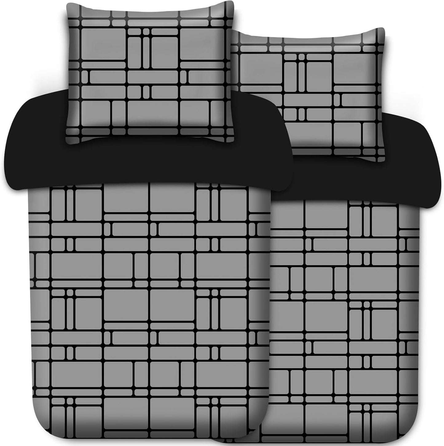 Double Duvet Set Premium Brushed Microfiber Duvet Cover Double Ultrasoft Hypoallergenic Duvet Double Cover Set Non Iron Luxury Bedding Set with Zipper Closure
