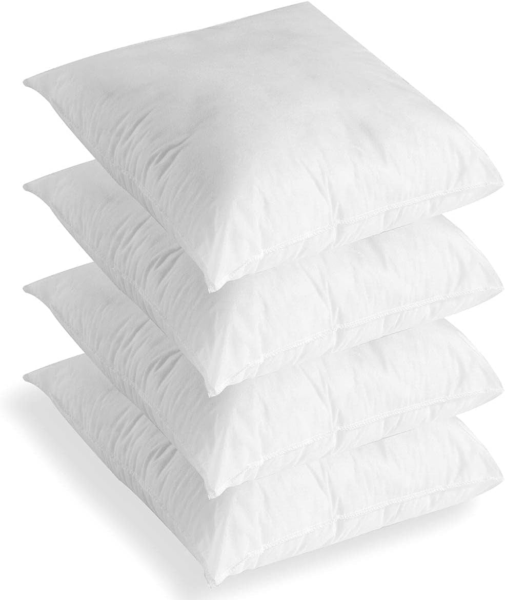 Cna Stores -18" X 18" Inch Square Cushion Pads Insert Inner Fillers Anti-Allergy - Pack of 4 (45 X 45 Cm)