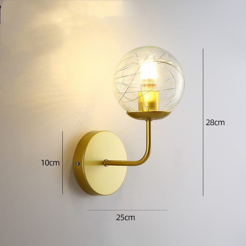 Luxury Crystal Bedside Lamp – Transparent Modern Night Light