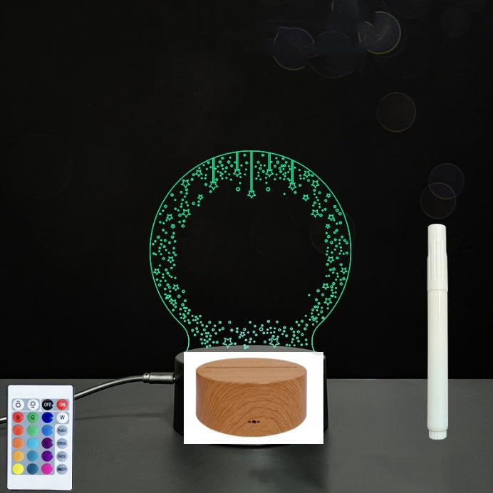 3D Acrylic LED Message Board – Handwriting Light-Up Sign for Home Decor