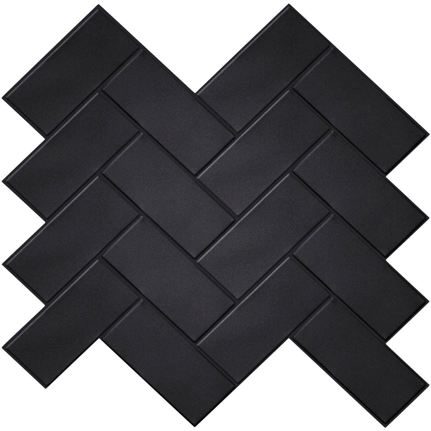 10 Pieces Peel and Stick Herringbone Wall Tiles DIY Kitchen Backsplash Big SIze Wall Sticker Waterproof Vinyl Wallpaper for Home