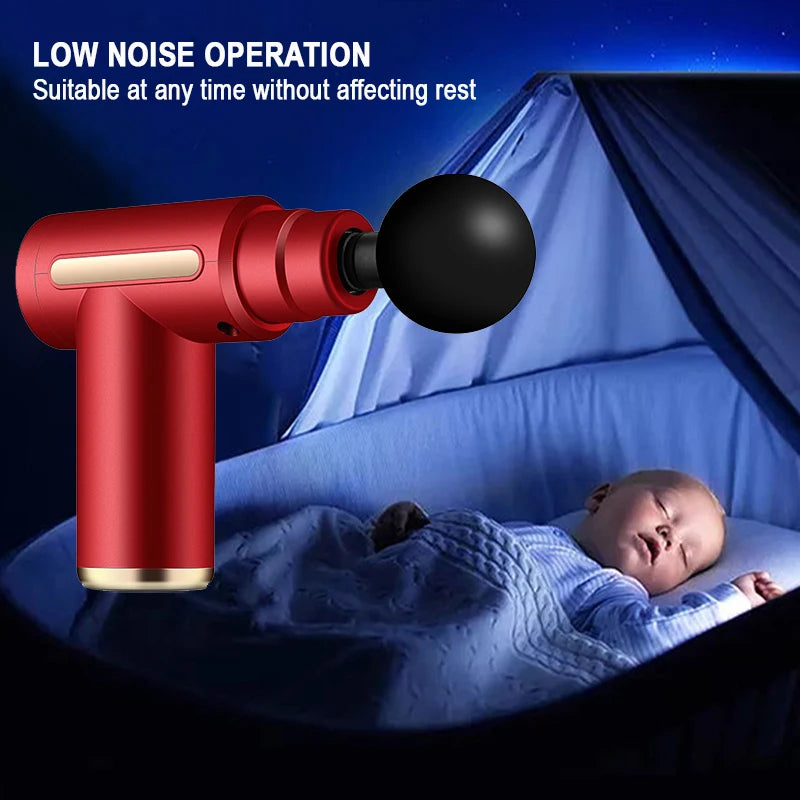 Mini Wireless Massage Gun – Deep Tissue Relief for Neck & Muscles
