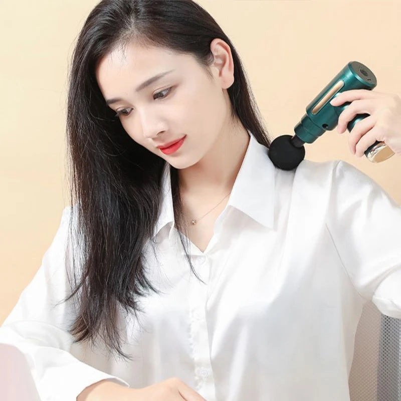 Mini Wireless Massage Gun – Deep Tissue Relief for Neck & Muscles