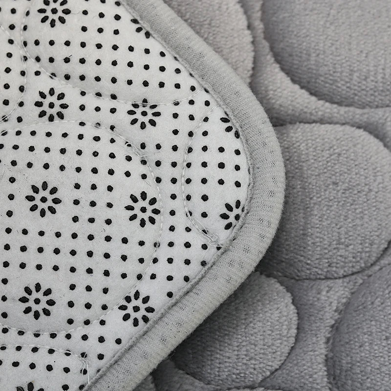 3-Piece Water-Absorbing Non-Slip Bathroom Mat Set – Soft, Stylish, Stone Pattern Design