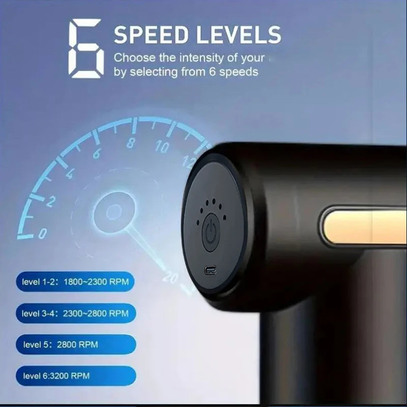 Mini Wireless Massage Gun – Deep Tissue Relief for Neck & Muscles