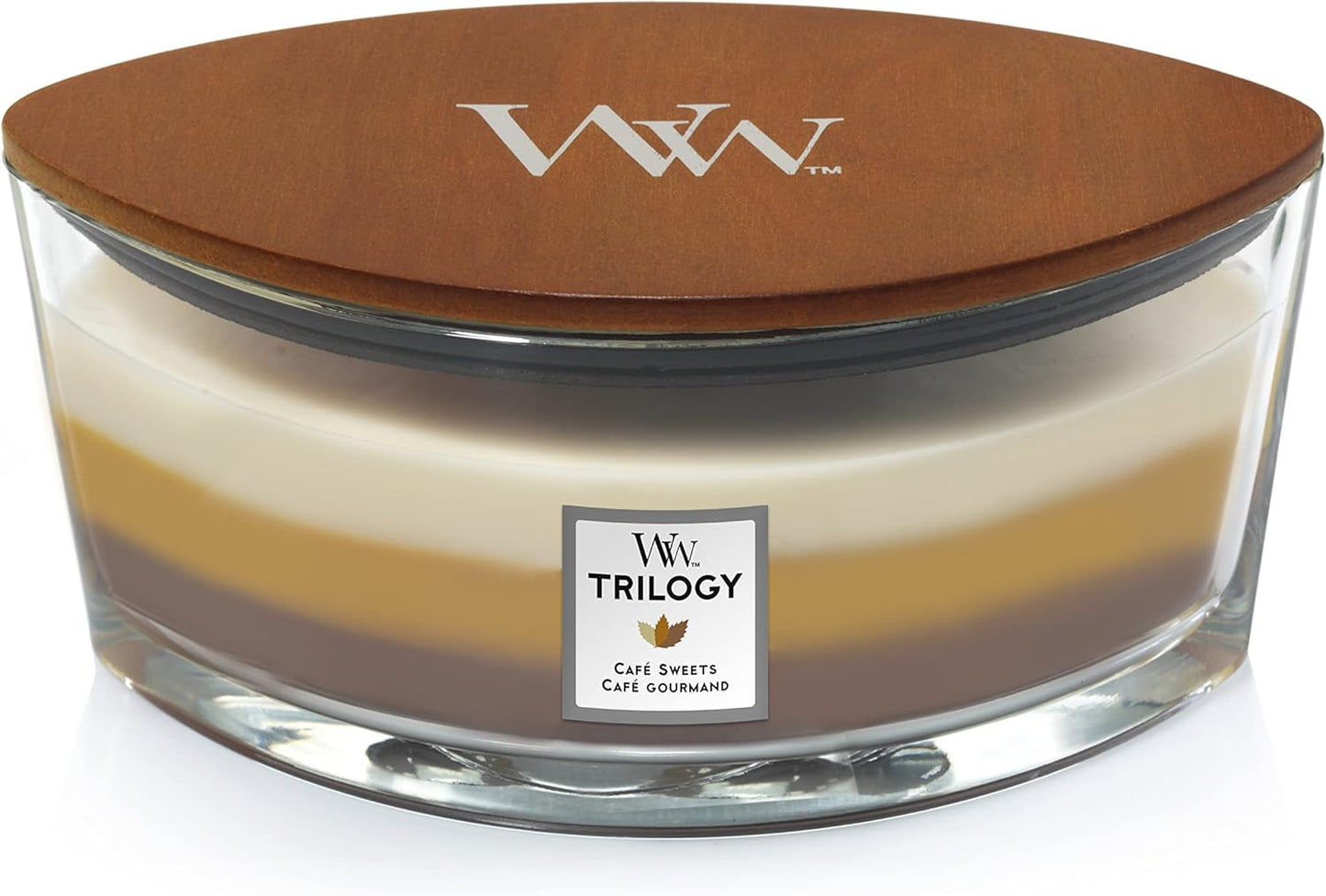 Scented Candle with Crackling Wick, Vanilla Bean Large Hourglass Candle, Long Burning Candles: up to 130 Hours, Perfect Gifts for Women