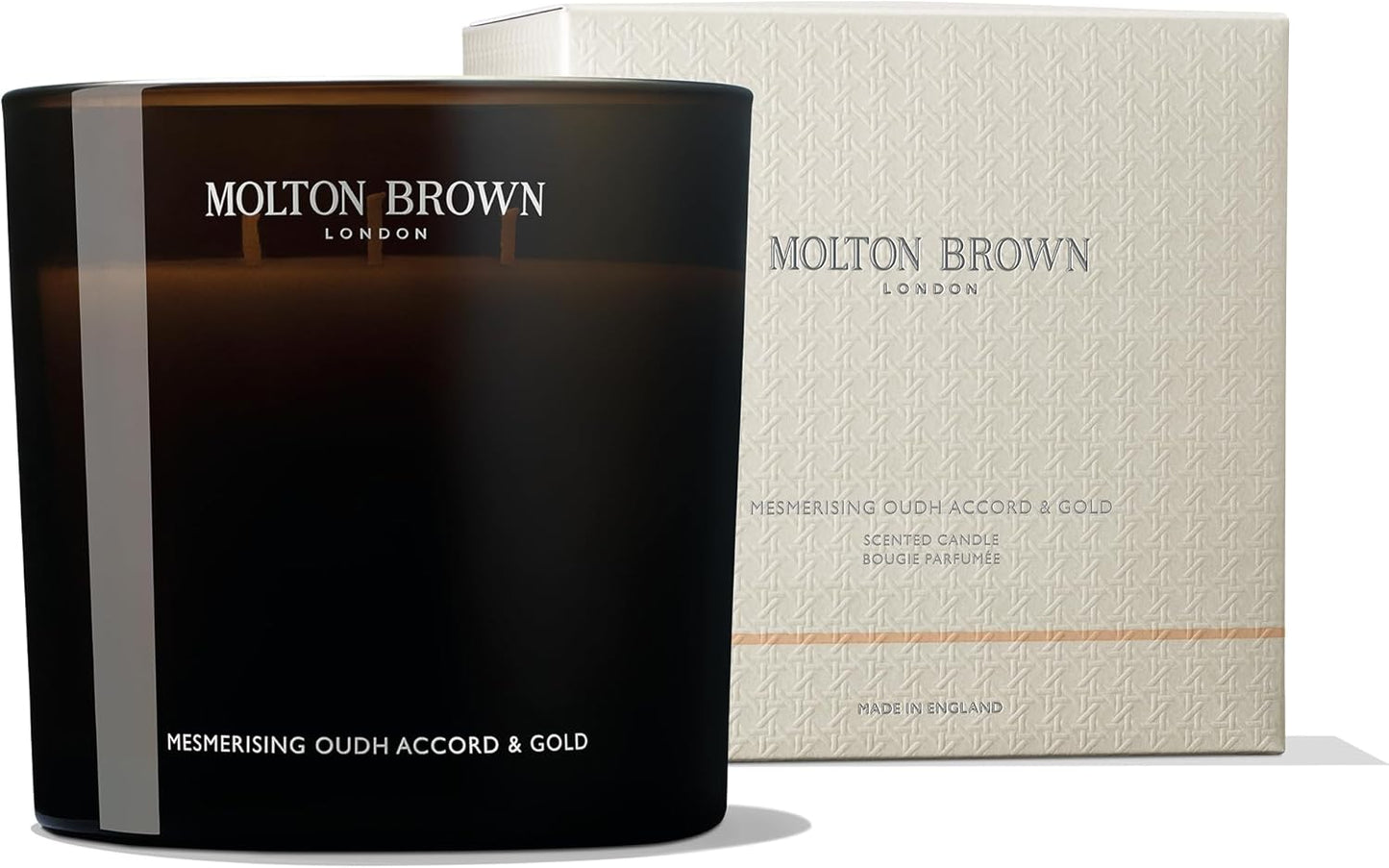 Mesmerising Oudh Accord and Gold Luxury Scented Triple Wick Candle 600 G