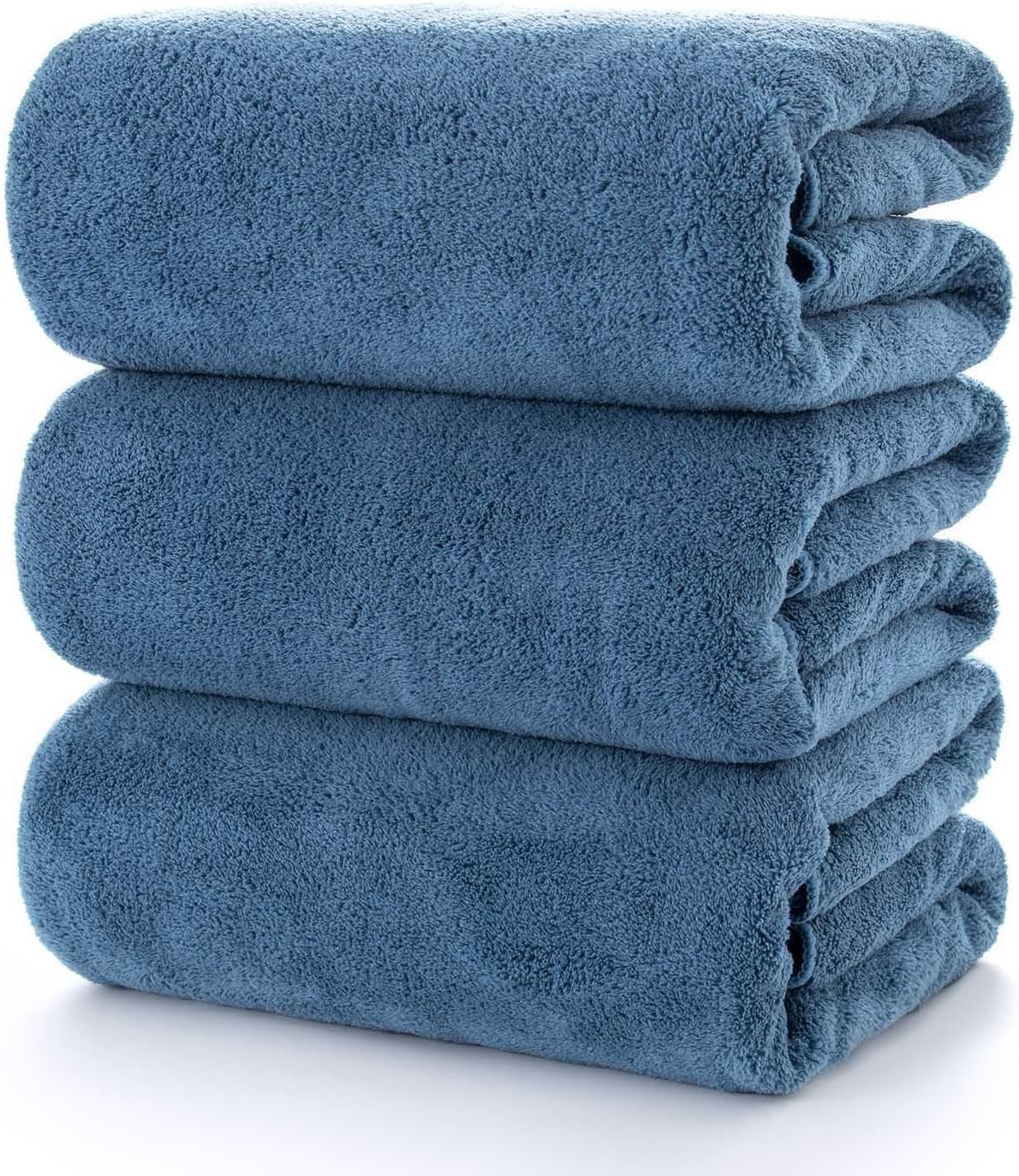 Towels 4-Piece Soft Microfiber Bath Towel Set Incredibly Absorbent Lightweight Quick Dry and Durable, 55" L X 27" W, 4 Pack Multicolour