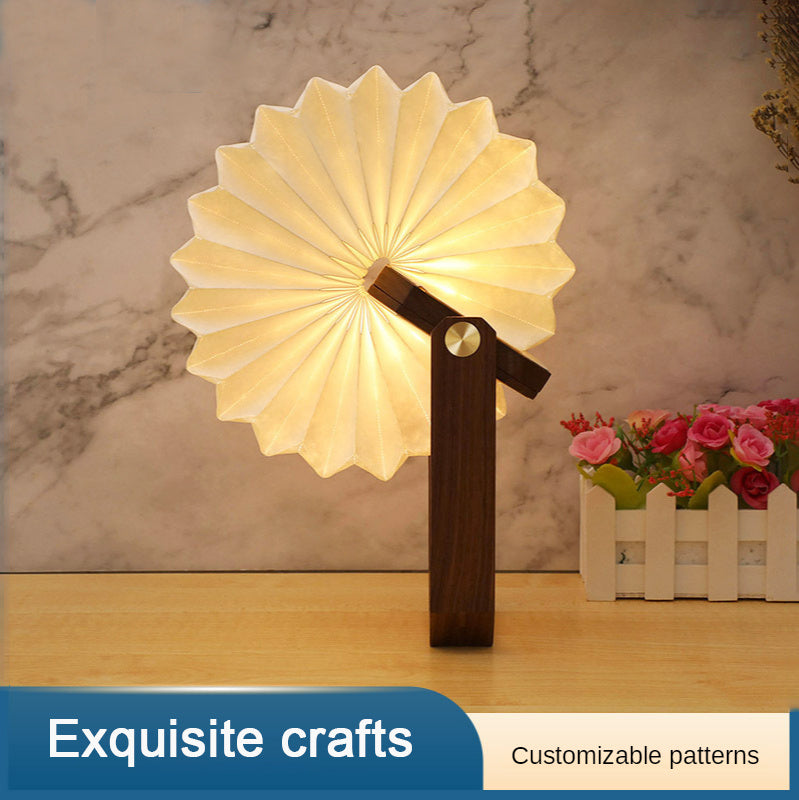 Wooden Hand LED Lamp – Unique Bedside Light for Home Interiors