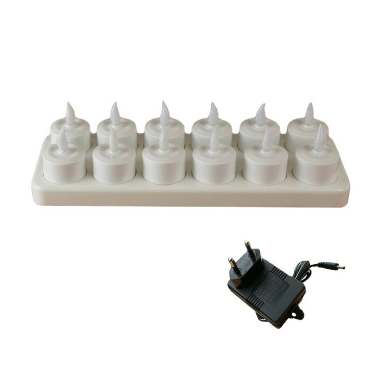 12 LED Rechargeable Flameless Candles – Long-Lasting & Eco-Friendly
