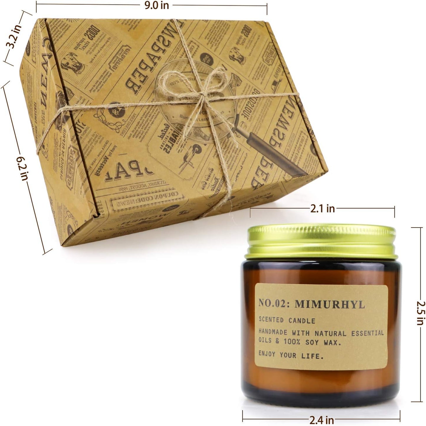 Scented Candles Gifts Set for Women,6 Pack Aromatherapy Candles for Home Scented,Long Lasting Candle Set for Woman,150 H Amber Jar for Birthday,Valentine,Anniversary,Mother'S Thanksgiving Day Present