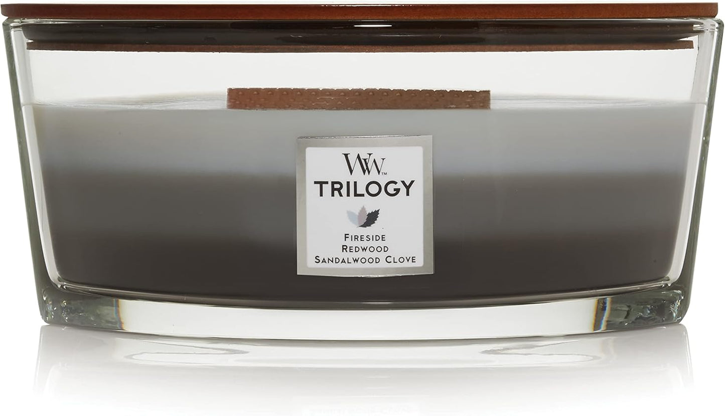 Scented Candle with Crackling Wick, Vanilla Bean Large Hourglass Candle, Long Burning Candles: up to 130 Hours, Perfect Gifts for Women
