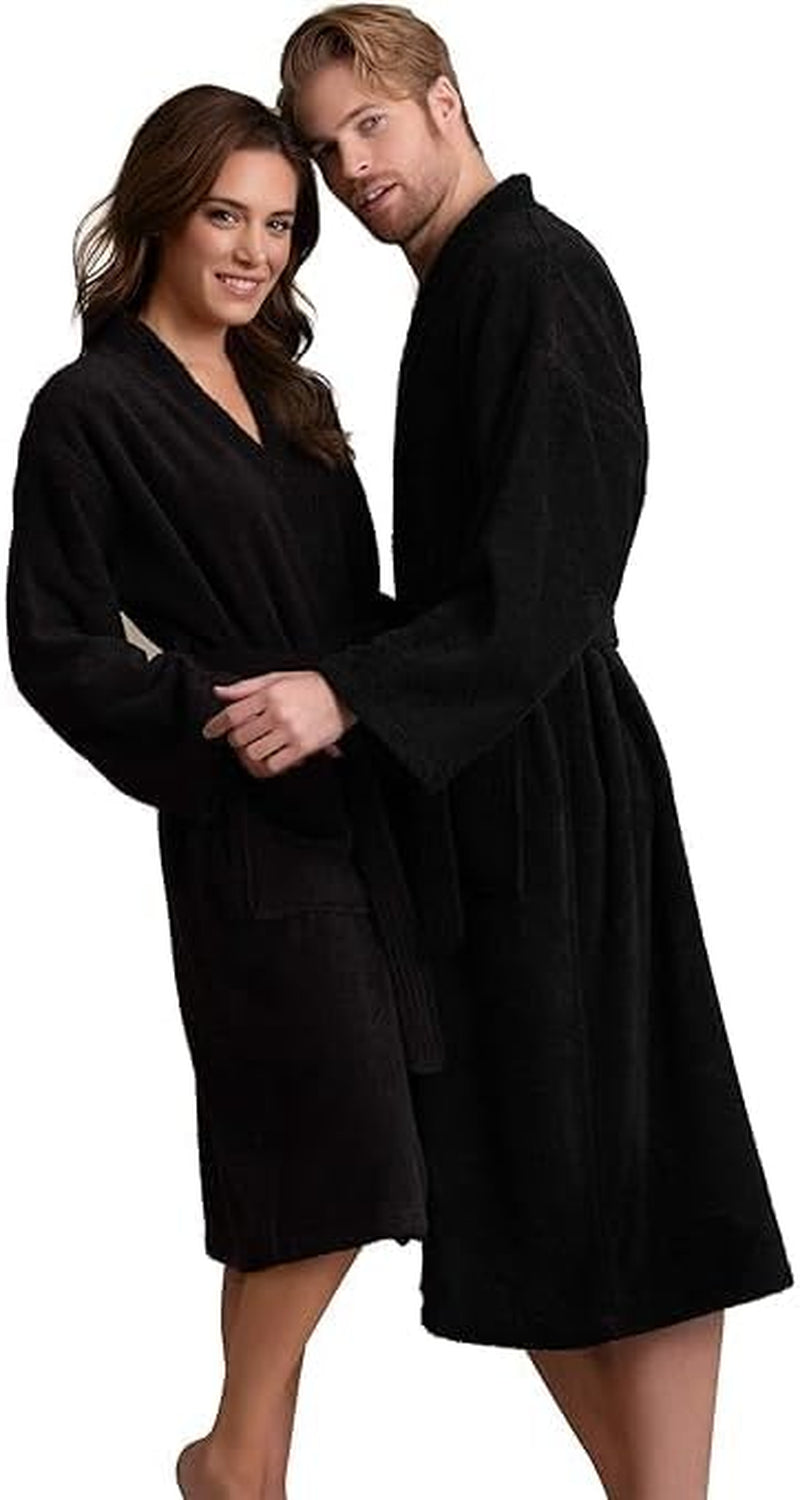 White Terry Towel Bathrobe Dressing Gowns100% Egyptian Cotton Beach Body Wrap Lightweight for All Seasons Spa Hotel Sleepwear Comfort