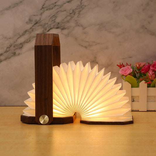 Wooden Hand LED Lamp – Unique Bedside Light for Home Interiors