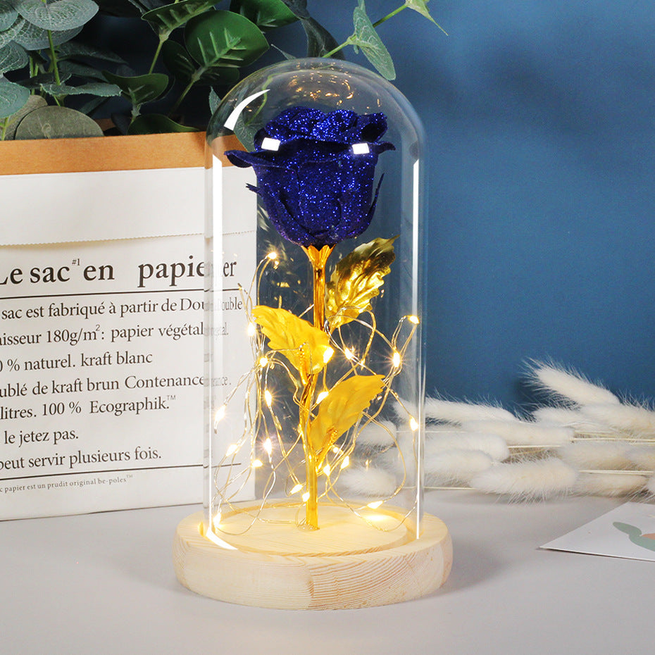 Eternal Rose LED Light in Glass – Valentine’s Gift for Her