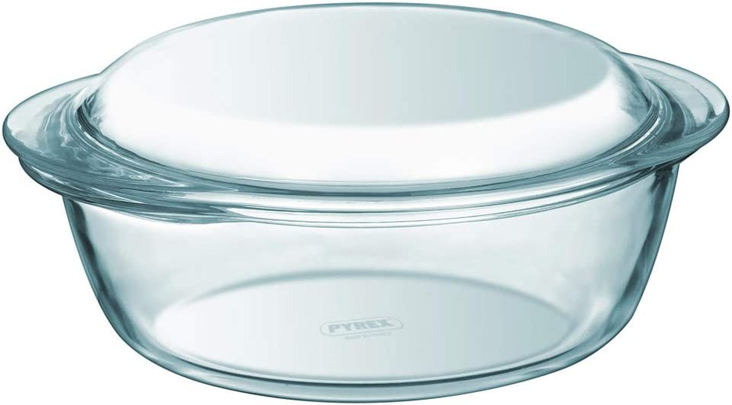 Essentials - Set of 3 Glass Casseroles High Resistance 1,4L/2,1L/3L