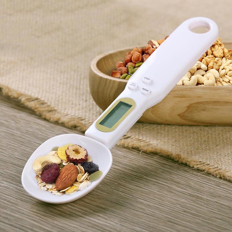 LCD Digital Kitchen Scale Spoon – Food, Coffee & Tea Measuring Tool