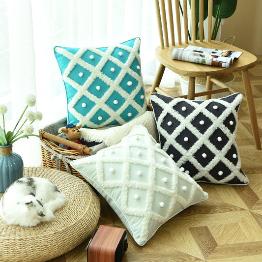 Moroccan Tufted Ball Pillow – Chic & Cozy Decorative Cushion