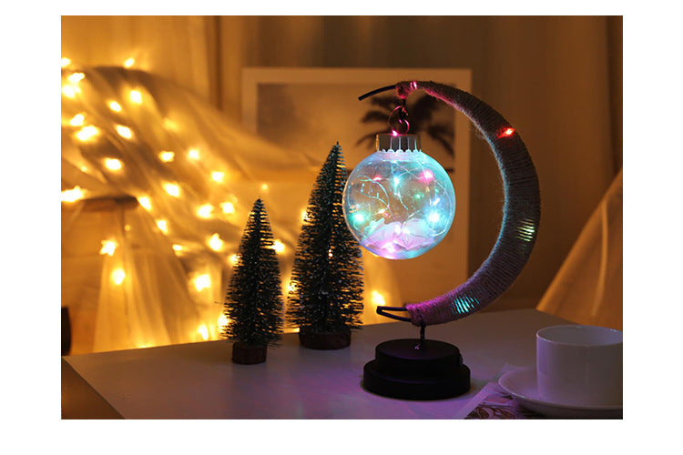 LED Moon Ball Lamp – Soft Glow Night Light for Cozy Ambiance