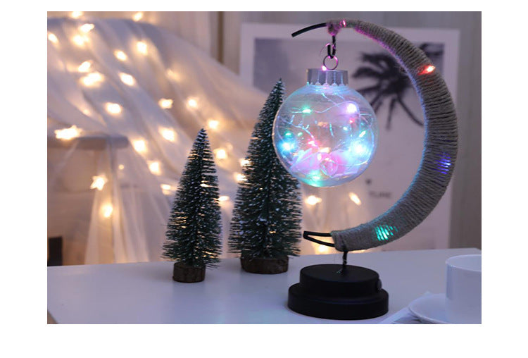 LED Moon Ball Lamp – Soft Glow Night Light for Cozy Ambiance