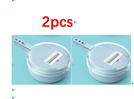 8-in-1 Mandoline Slicer & Grater – Veg Cutter, Peeler, & Strainer
