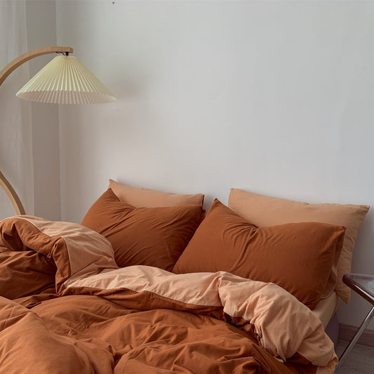 Minimalist Solid Color Bed Sheet – Stylish Simplicity Meets Comfort