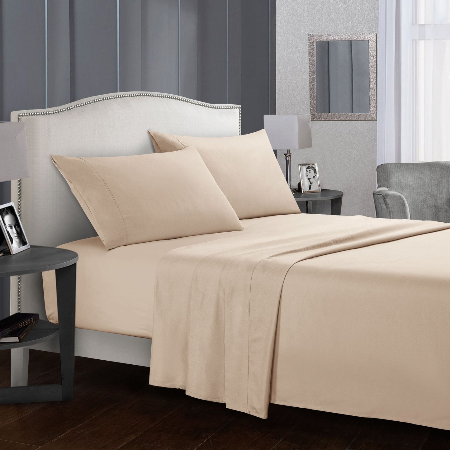 4-Piece Bed Sheet Set – Soft, Breathable & Perfect for Everyday Comfort