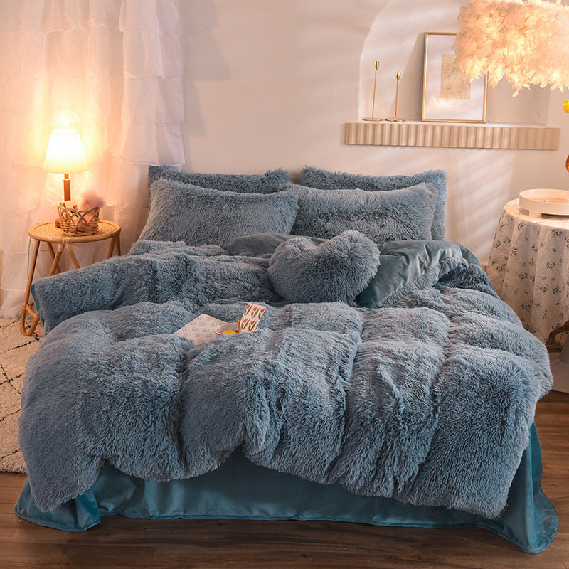 Warm & Fluffy Fleece Duvet Cover Set – Ultimate Winter Coziness