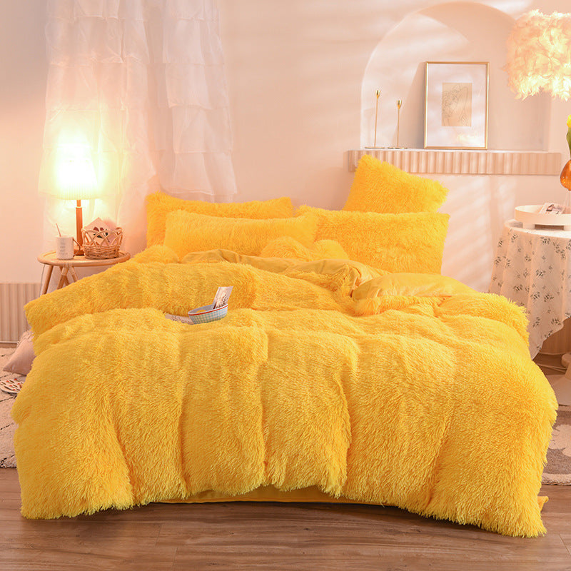 Warm & Fluffy Fleece Duvet Cover Set – Ultimate Winter Coziness