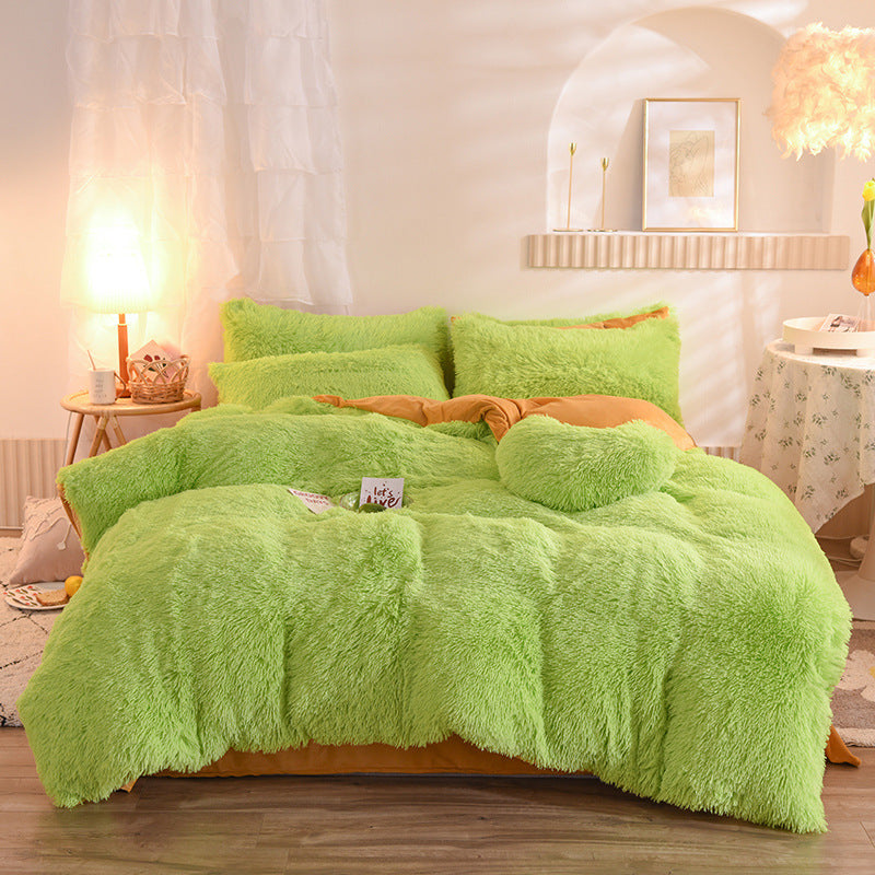 Warm & Fluffy Fleece Duvet Cover Set – Ultimate Winter Coziness