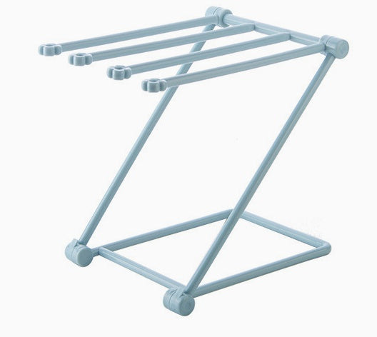 Foldable Dishcloth Holder – Space-Saving Kitchen Towel Drying Rack