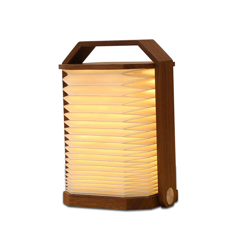 Wooden Hand LED Lamp – Unique Bedside Light for Home Interiors