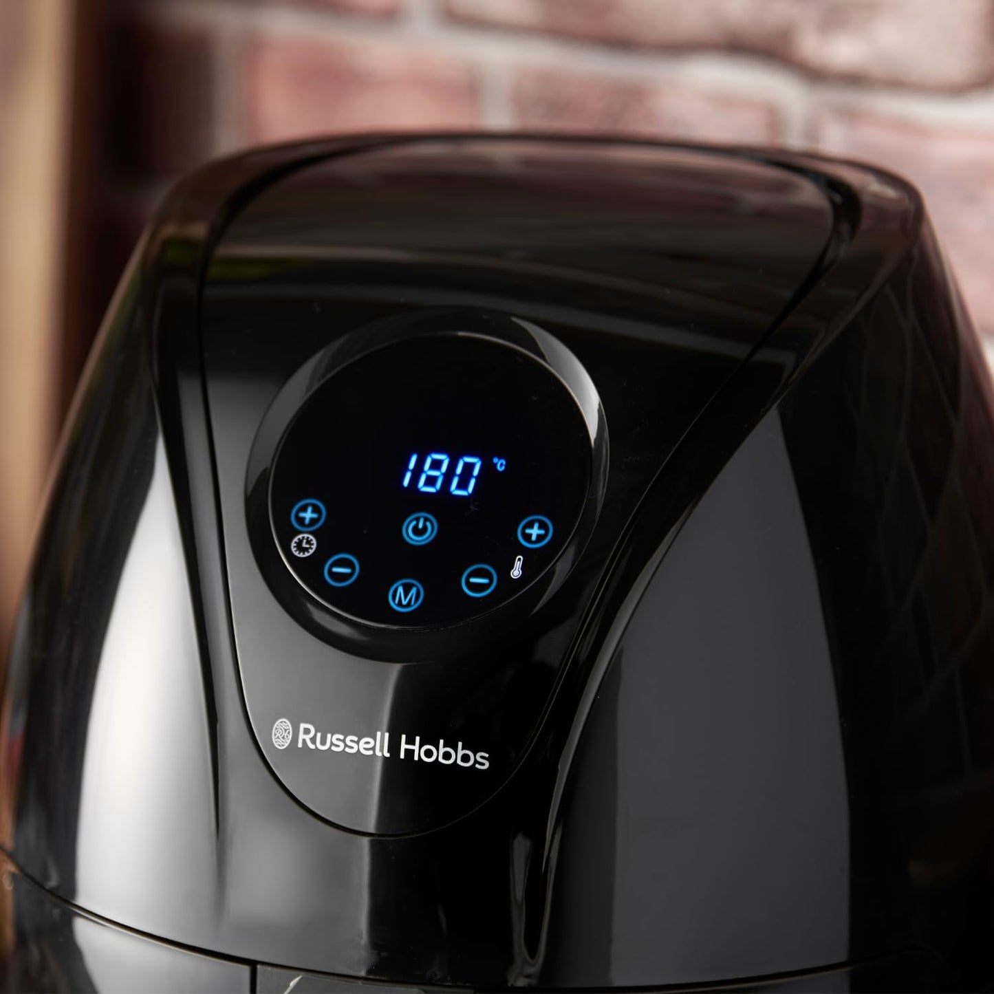 Compact Rapid Digital Air Fryer 3.5L [4 Cooking Functions] Energy Saving, Dishwasher Safe Parts, Touch Screen, Removable Basket, Timer, Max Temp 200°C, No Oil, Grill, Bake, 27350