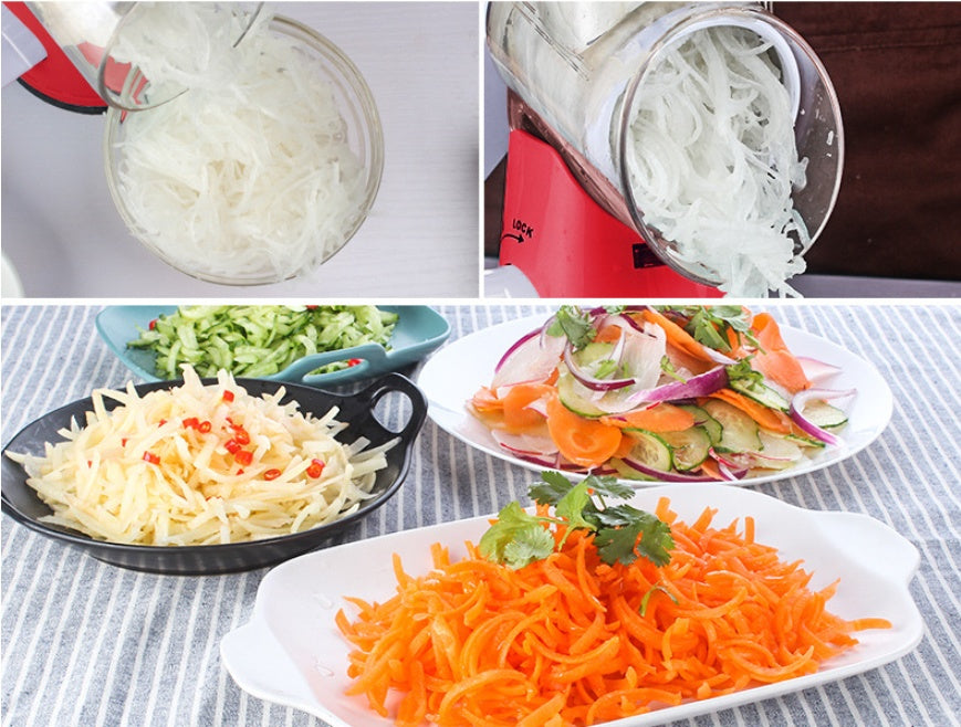 Manual Round Mandoline Slicer – Multi-Function Veg & Cheese Cutter