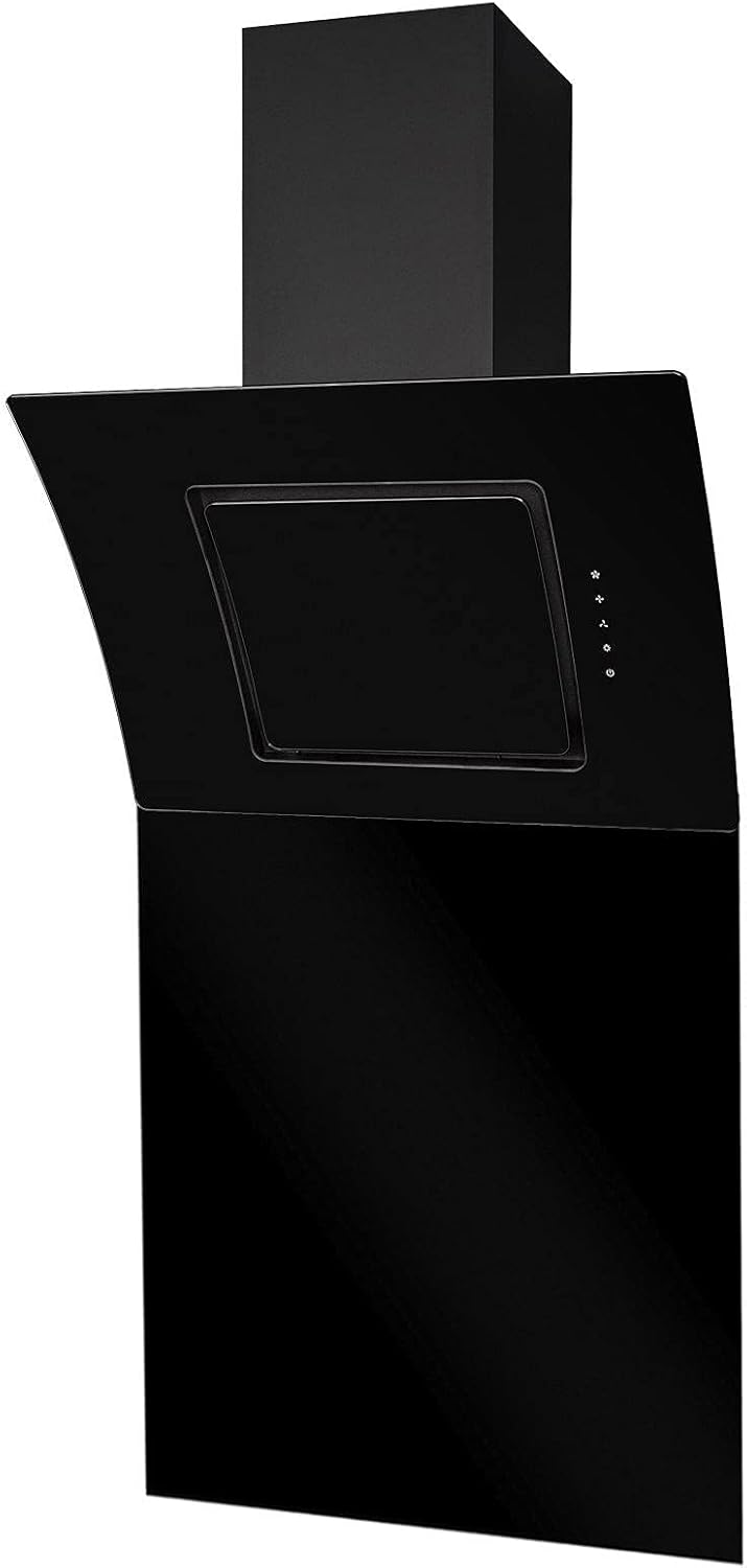 SP60BL 60Cm X 75Cm Black Toughened Kitchen Glass Splashback