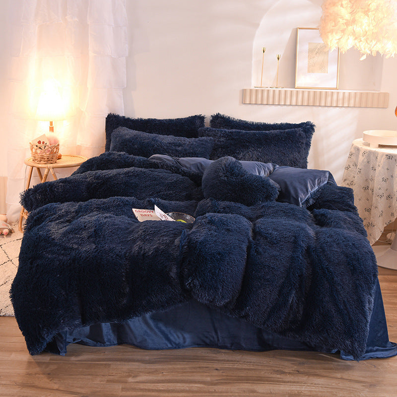 Warm & Fluffy Fleece Duvet Cover Set – Ultimate Winter Coziness