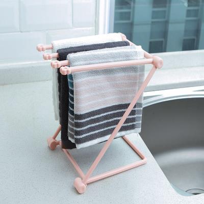 Foldable Dishcloth Holder – Space-Saving Kitchen Towel Drying Rack