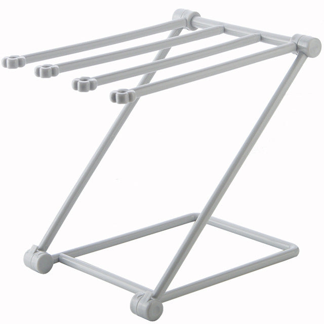 Foldable Dishcloth Holder – Space-Saving Kitchen Towel Drying Rack