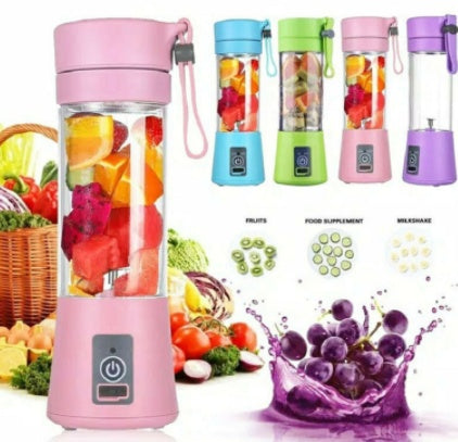 Portable USB Blender – Rechargeable Mini Fruit & Juice Mixer