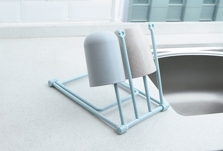 Foldable Dishcloth Holder – Space-Saving Kitchen Towel Drying Rack