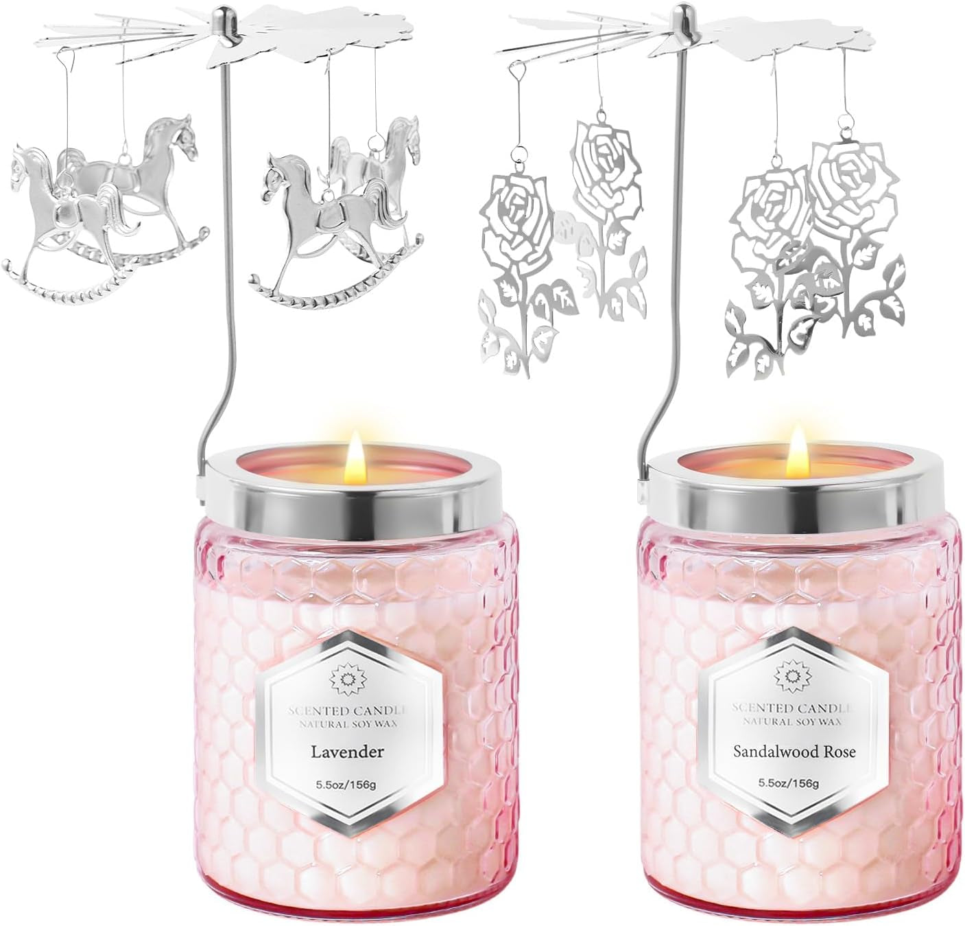 Scented Candles Gifts Set for Women,6 Pack Aromatherapy Candles for Home Scented,Long Lasting Candle Set for Woman,150 H Amber Jar for Birthday,Valentine,Anniversary,Mother'S Thanksgiving Day Present